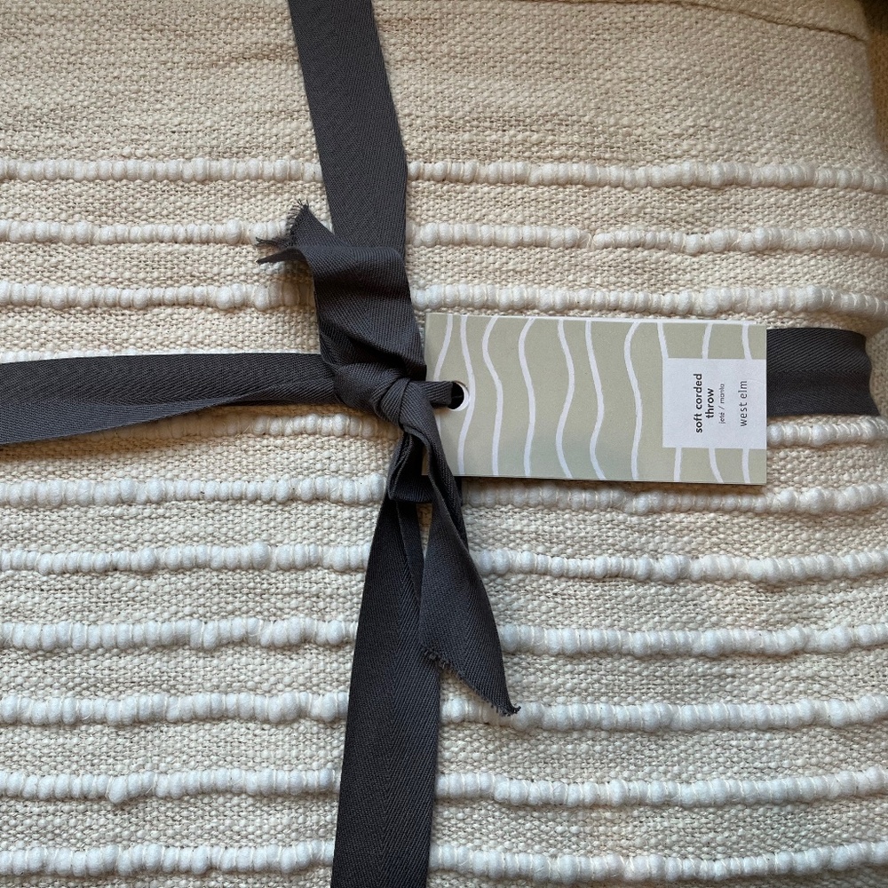 West Elm Soft Corded Throw